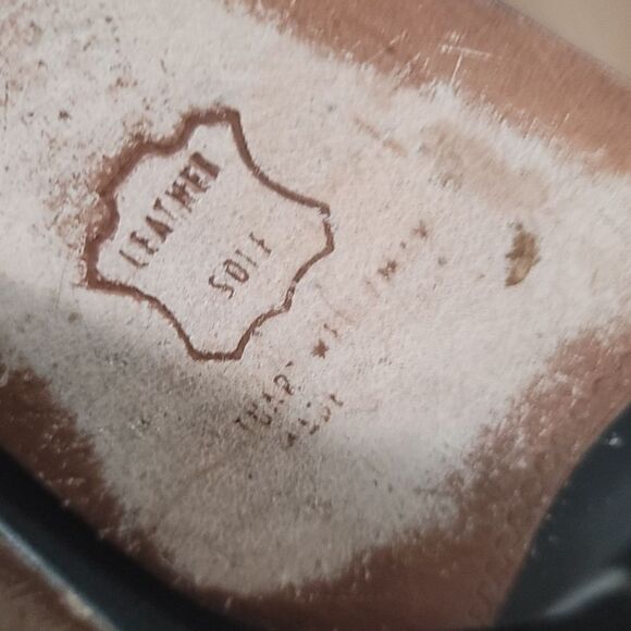 Stuart Weitzman Women's Vintage Style Ribbed Navy Blue Heels Size 7.5 AA - Picture 9 of 9